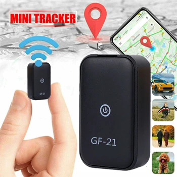 GF 21 07 09 Mini GPS Tracker Localizador de Carro Acompanhamento em Tempo Real de Localização de Gravação de Voz Anti-lost Posicionador Dispositivo para o Filho de animal de Estimação