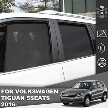 A Volkswagen VW Tiguan ANÚNCIO 2016-2021 Magnético Carro pára-Sol pára-brisa Dianteiro do Quadro da Cortina Traseira do Lado da Janela Sombra de Sol Escudo