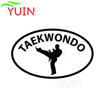 Criativo de Moda de Personalidade Taekwondo Etiqueta do Carro do PVC do Corpo de pára-choques de Decoração de Alta Qualidade à prova d'água e Anti-ultravioleta Decalque