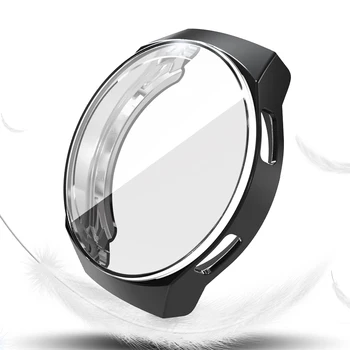 TPU macio Smartwatch Caso para Huawei Assistir GT 2e 3 2 Pro Corredor 46mm 43mm Tampa do Protetor de Tela do Shell de pára-choques do Esporte Acessórios