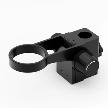 76MM de Diâmetro Ajustável Microscópio Titular Focando Suporte Estéreo Zoom Trinocular Binocular Braço Articulado Engrenagem Peças