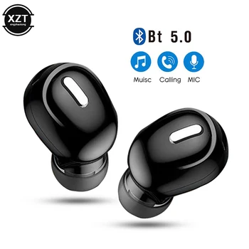 X9 Mini In-Ear 5.0 Único Fone De Ouvido Bluetooth Sem Fio Do Fone De Ouvido Com Microfone De Esportes Fones De Ouvido Mãos Livres Estéreo De Fones De Ouvido Para Todos Os Celulares