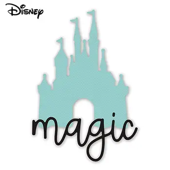 Disney Magic Castle Edifício Palavra de Metal cortantes para Diy Scrapbooking Álbum de Fotos do Cartão de Fazer Decorativos em Relevo 2022 Novo