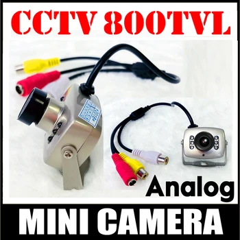 Super Micro Tem Visão Noturna CCTV 700TVL HD mini Câmera AV Áudio MIC de Metal produtos de monitoramento de Vigilância Pequeno vidicon