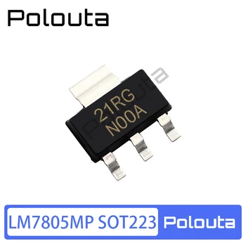 5Pcs LM7805MP LM7805MPX SOT-223 Regulador IC Chip Polouta