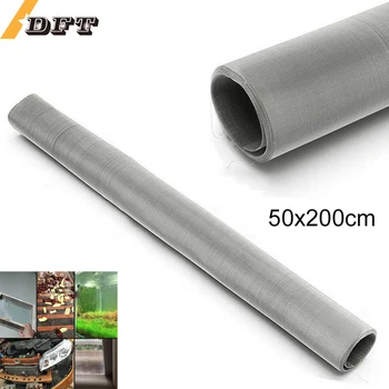 50x200cm de aço Inoxidável do filtro de tela superfina 10-400mesh de Aço Inoxidável da Malha do Filtro do Líquido de Metal Frontal de Reparação de Correção de Malha