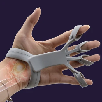 Silicone Aperto De Mão De Dispositivo Dedo Exercício Mão Fortalecedor De Maca Mão Formador De Reabilitação De Equipamentos De Treinamento Muscular Ferramenta