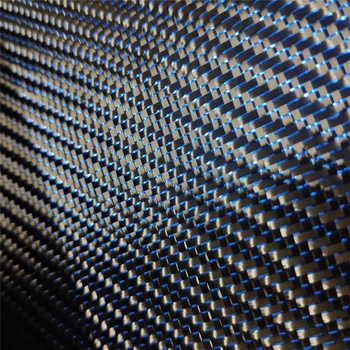 Kafu3k azul única linha de ouro e prata, fio de metal carro moto envoltório decoração modificado artigos de desporto pano de fibra de carbono