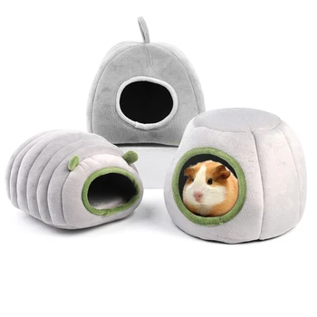 Macio cobaia House Bed Gaiola para Hamster Mini Animal Ratos Ratos Ouriço Inverno Ninho Cama Hamster Casa de Animais de Pequeno porte Produto