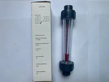 Rotameter Fluxo de Instrumentos de Medição de Água de Teste de Medidor de Tubo 202mm LZS-15 60-600L/H, Tubo de Plástico Líquido