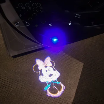 Mickey de Disney do Rato de Minnie do LOGOTIPO do Carro de boas-Vindas a Luz da Porta de Led, Lâmpada de Projetor Para Mini Cooper S JCW R55 R56 R58 R59 R60 F56 F60