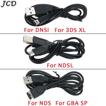 JCD de Dados USB Carregador de Carga Cabo de Alimentação Cabo para DS Lite DSL NDSL Para 3DS NDSi Novo 3DS XL LL NDS, GBA SP