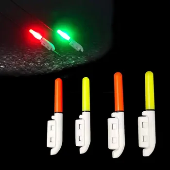 Pesca Eletrônico Haste Luminosa Vara Luz LEDWithout Bateria Impermeável Removível Float Enfrentar Noite Enfrentar Plástico