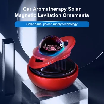 Posta Solar De Levitação Magnética Difusor De Aroma De Carro Ambientador Painel Enfeites De Perfume Fragrância Interior Do Carro Accessores