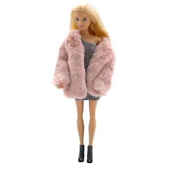 Moda Casaco de Cashmere para a Barbie Blyth 1/6 30cm MH CD FR SD Kurhn BJD Boneca, Acessórios de vestuário