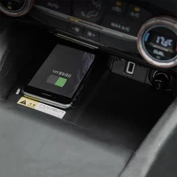 15W Carro QI carregador sem fio do carregador do telefone carregador rápido carregamento painel de placa para Ford Focus MK4 2018 2019 2020 acessórios