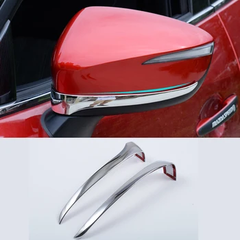 Para Mazda CX-5 CX5 2015 2016 Espelho Retrovisor de Carro da Decoração da Guarnição Capa do retrovisor Tiras de Guarnição Guarnição Exterior Acessórios