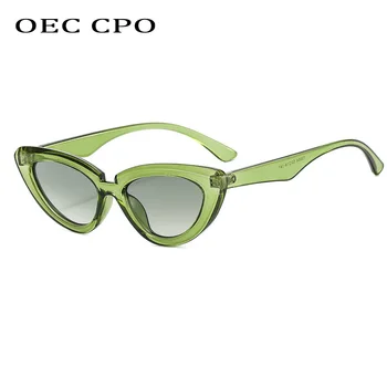 OEC CPO Tendências Olho de Gato Sunglasse Mulheres Quadros Pequenos de Moda de Óculos de Sol Femininos Coloridos Tons UV400 Óculos De Sol, Oculos