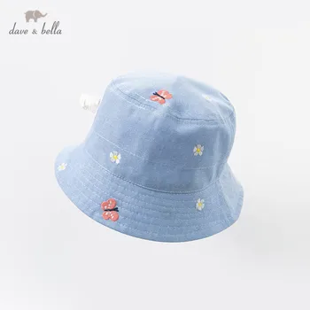 DBM13521 dave bella primavera bebê meninas de impressão floral chapéu de crianças boutique chapéu