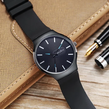 Reloj Hombre Venda Quente de Silicone de Esportes de Aço Inoxidável Ultra Fino Relógio de Quartzo para Homens Moda Casual Simples Relógios de homens de Reloj