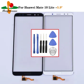 Touchscreen Para Huawei Mate 10 Lite / Nova 2i Digitador da Tela de Toque LCD do Painel de Vidro Frontal do Sensor