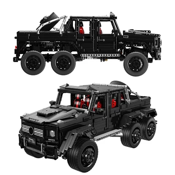 J9013300pcs G63 6x6 LAND CRUISER Veículo Off-Road do Modelo de Conjuntos de MOC SUV Carro Blocos de Construção Tijolos DIY Brinquedos, Presentes Para crianças