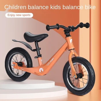 LazyChild 1-3-6 Anos de Idade do Bebê Scooter Não-pedal de Bicicleta de 12 Polegadas para Crianças de Bicicleta de Equilíbrio do Bebê de Presente para Crianças de Bicicleta 2021 Novo