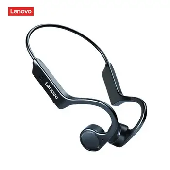 A Lenovo X4 Fones de ouvido de Condução Óssea Impermeável de Grande Capacidade de Bateria sem Fio Estéreo de Suspensão-orelha Fones de ouvido Bluetooth