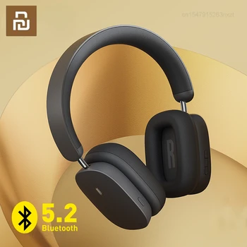 Youpin Baseus H1 ANC Bluetooth 5.2 Fones de ouvido Fones de ouvido sem Fio 40db Cancelamento de Ruído Activo 70-h Vida útil da Bateria 40mm Unidade do Driver