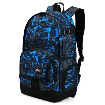 Camo Xadrez em Azul Mauricinho Estilo de Mochilas Escolares para Viajar Centro Escolar de Faculdade Bolsas Casuais mochilas diárias no Laptop de 15,6