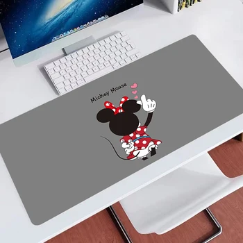 De Disney do rato de minnie do mickey Mouse Pad Gamer Grande Computador Portátil Mini Pc Mousepad Tapete acessórios de jogos Teclado Secretária Mat