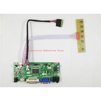 Novo Driver de Controlador de Placa de Monitor Kit LP156WH4-TLD1 LP156WH4(TL)(D1) HDMI+VGA+DVI 1366X768 40Pins LCD LED Tela do Painel
