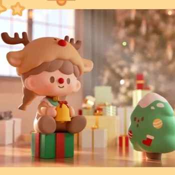 Caixa de estore Zhuo Dawang Sonho de Natal para Você Série de Mistério Caixa de Bonito Caja Ciega Surpresa Caixa de Brinquedos de Menina de Presente de Natal, Presente