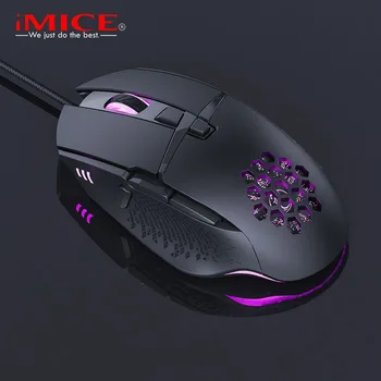 iMice Gaming Mouse T91 8 Botão com Fio USB 7200 DPI Mouse de Computador Adequado para o CS go lol Gamer Moreverisatile para PC Portátil