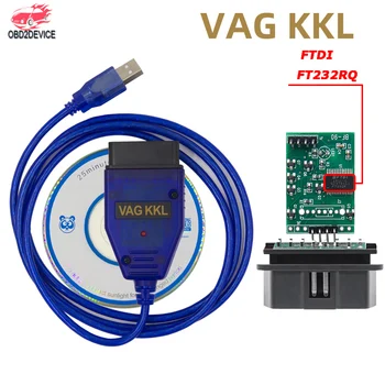 FT232RQ Chip Multifuncional Ferramentas VAG USB KKL 409 Reparo do Carro Ferramentas de Diagnóstico COM Cabos de Ferramenta de Peças para Automóveis Acessórios