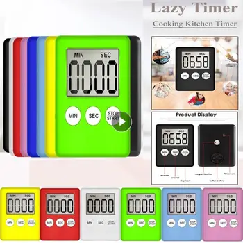 LCD Tela Digital Timer de Cozinha Praça de Cozimento Cozimento de Contagem Contagem regressiva de Relógio Despertador do Sono Cronômetro Relógio de Cozinha Gadgets