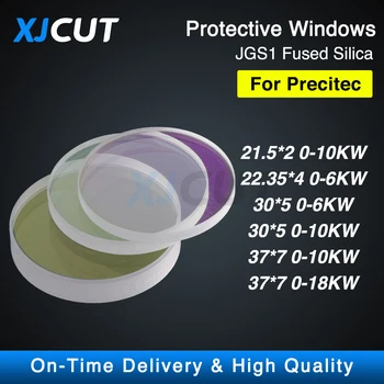 XJCUT de Proteção do Laser do Windows de 21,5×2/30×5/37×7 milímetros Lente Óptica para Precitec Procuttor & Lightcutter& SolidCutter 0-18kW de Cabeça