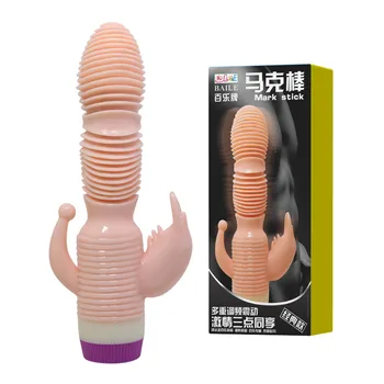 Multi-velocidade Triplo de Estimulação Anal, Vagina, Clitóris Vibrador Ponto G Brinquedos Sexuais para as Mulheres enorme Vibrador Vibrador Sexo Novos Produtos