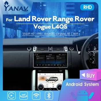 RHD de 12,3 Polegadas PX6 Android Mão Direita de um Carro com Rádio Para Land Rover Range Rover Vogue L405 2014-2021 Multimídia GPS de Navegação