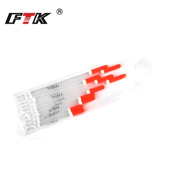 FTK 10PCS/Lot em Plástico Nylon Float 1,0 g/1.25 g/1,5 g/2.0 g/2,5 g/3.0 g Cristal bóias Tubo Conjunto de equipamento de Pesca