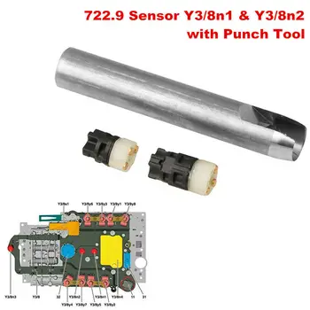 2021 Novo 722.9 Sensor Y3/8n1 & Y3/8n2 + Soco Ferramenta de ajuste para a Mercedes Benz, 7G de Transmissão W221 S300 S350 S500 S550 S600