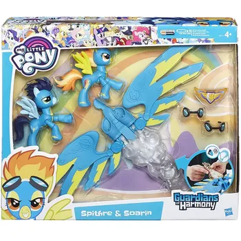 Genuíno My Little Pony Figura de Ação Harmonia Mágica do Parafuso Boom Conjunto B6011 com Som e Luz de Menina de Brinquedo de Presente