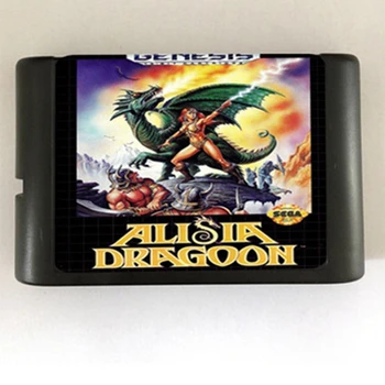 Alisia Dragoon 16 bits MD Cartão de Jogo Para o Sega Mega Drive Para o SEGA Genesis