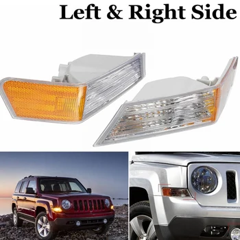 O LED frontal Canto Lâmpadas das Luzes pisca Nenhuma Lâmpada Para Jeep Patriot 2007 a 2014 68004181AC 68004180AC