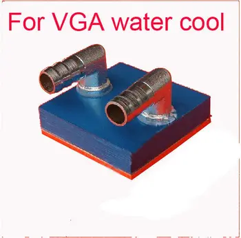 10pcs Monte de Cobre Computador VGA Água de Resfriamento do Cooler da Base de dados de Bloco Waterblock Dissipador de calor