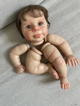 50CM Artista 100%Feito à Mão Reborn Baby Sebby Com a Mão Enraizada Arte de Cabelos de Boneca de Brinquedos Para Crianças de Bonecas Foir Menina de Presente de Natal