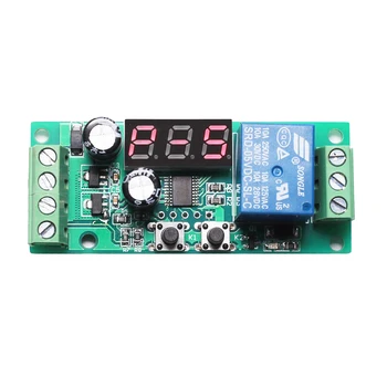 A Tensão da bateria do Detector de Tensão Interruptor do Relé Módulo Controlador de VCC 0-55V Tensão Monitor LED Display ajuste do Modo de