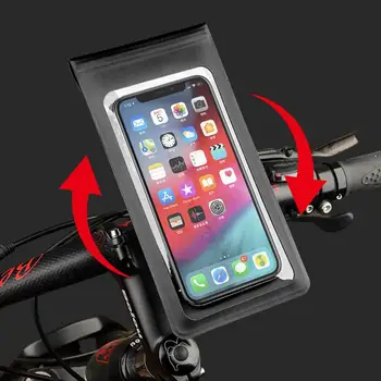 Impermeável Motocicleta Bicicleta do Telefone Móvel Stand Para Samsung iPhone Celular de Caso do Suporte de Bicicleta Telefone Monte Saco do Malote