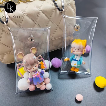 Transparente Protetora para Anime BJD Boneca Ita Saco de Acessórios de Menina Anime DIY Pinos do Display Decoração de Casos Múltiplos Ornamento
