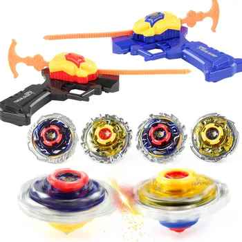 Beyblades Explosão pião Brinquedos de Metal de Fusão com a Régua e o Lançador de Lidar Jogo de Batalha de Brinquedo para as Crianças de Presente Para as Crianças
